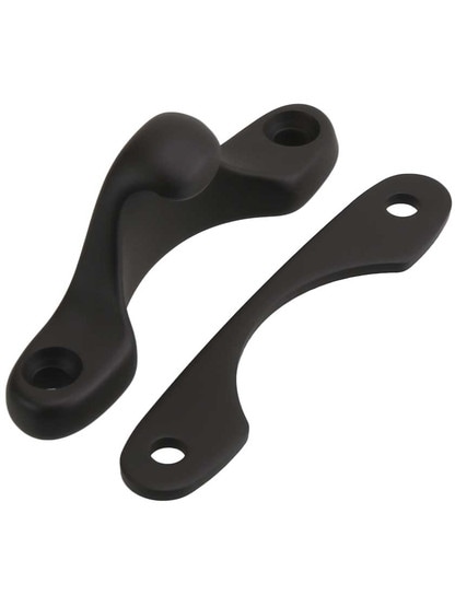 Narrow Replacement Catch for Sash Locks in Oil Rubbed Bronze Finish.